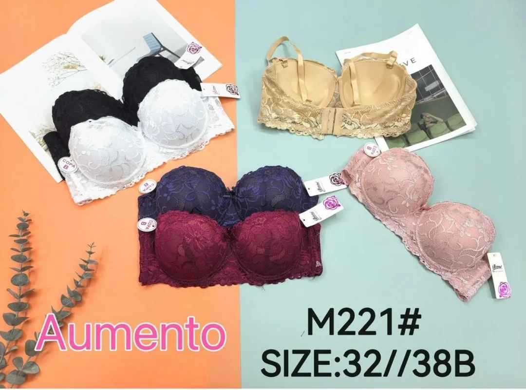 Sujetadores de encaje con aumento-M221