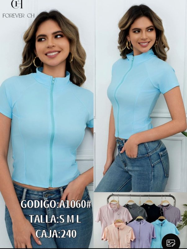 Top con cremallera-A1060