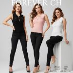 Top de punto con cuello tipo polo y pantalones-A936 - 2