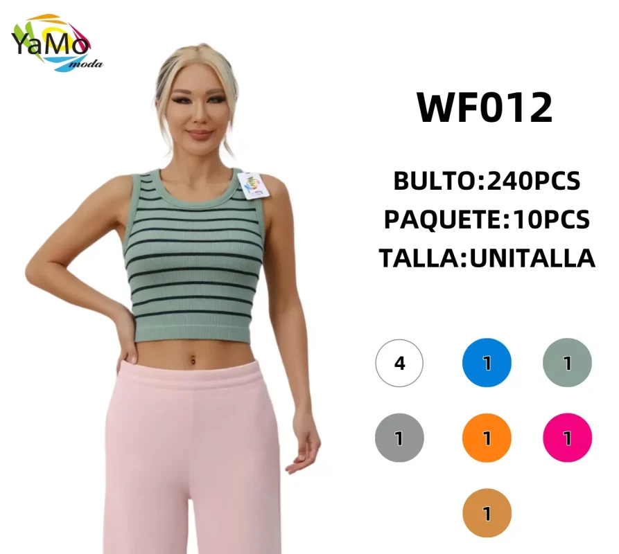 Top rayado para mujer-WF012