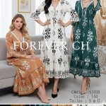 Vestido estampado bohemio-A1020 - 2