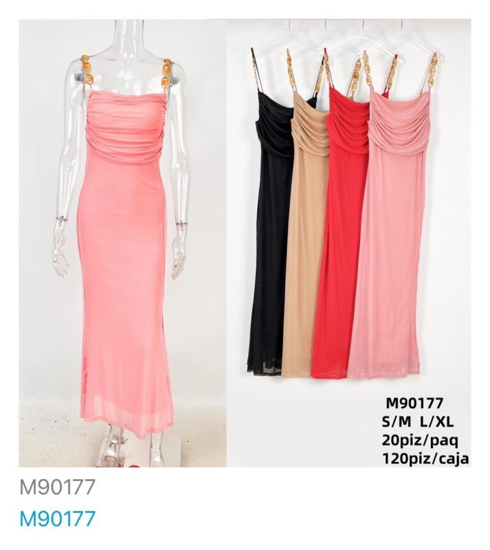 Vestido largo de fiesta-M90177