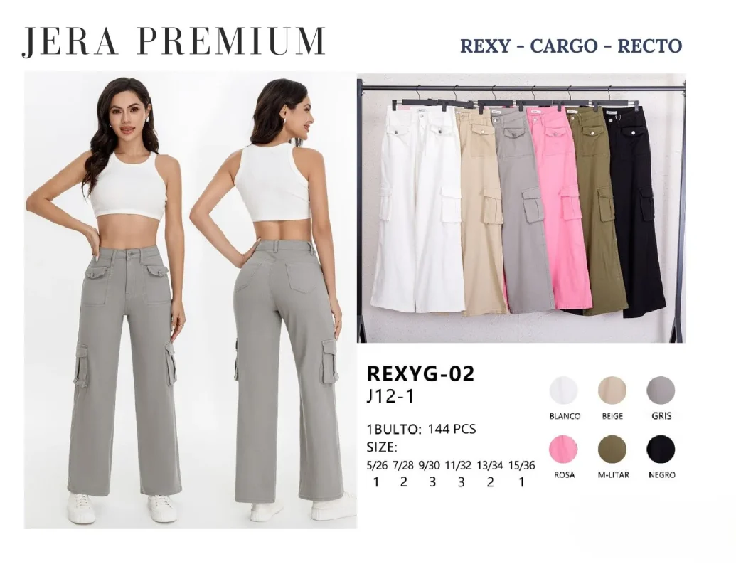 REXYG-02-BEIGE - Jeans Cargo Recto Jera Premium-6-REXYG-02-BEIGE