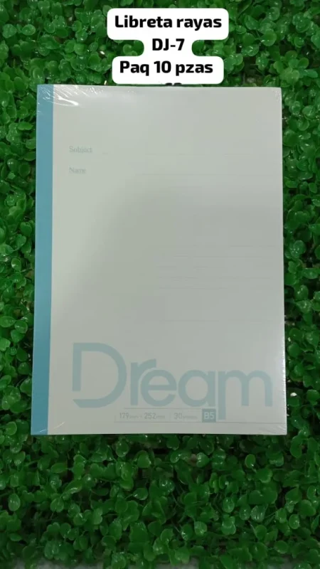 Libreta Rayas Dream-DJ-7