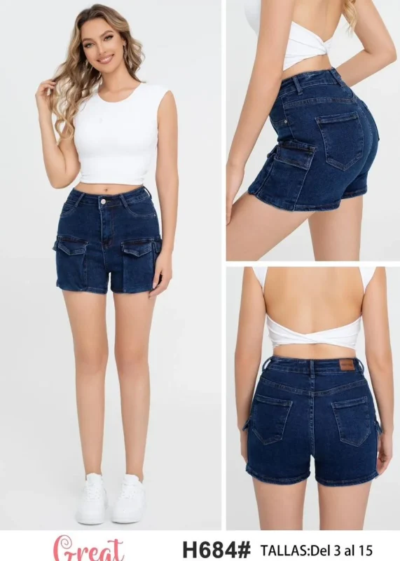 Great Jeans Shorts-H684#