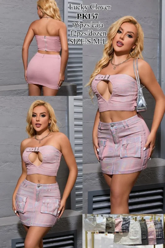 Conjunto Falda Top-PK157