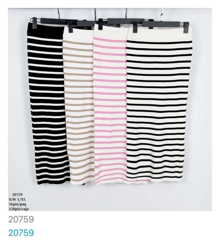 Falda Larga Rayas-20759-0-20759