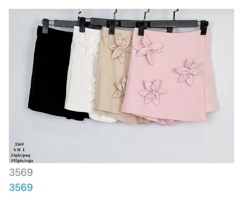 Falda Flores Moderna-3569-0-3569