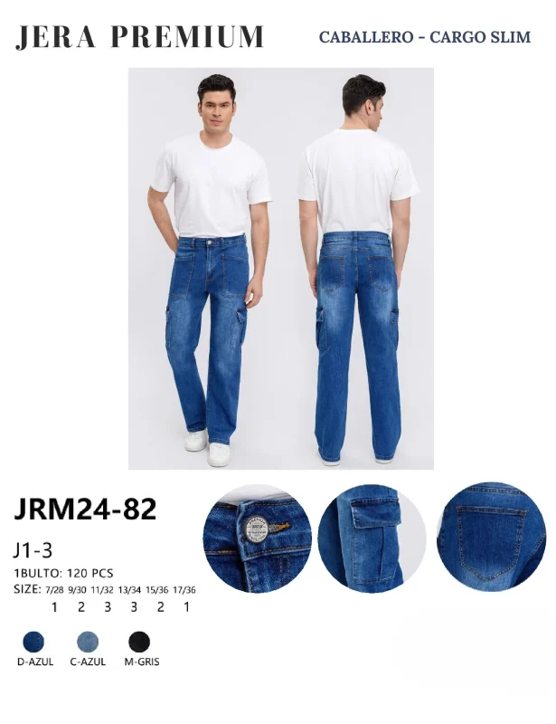 JRM24-82-Negro - Jeans Hombre Cargo Jera Premium-6-JRM24-82-Negro