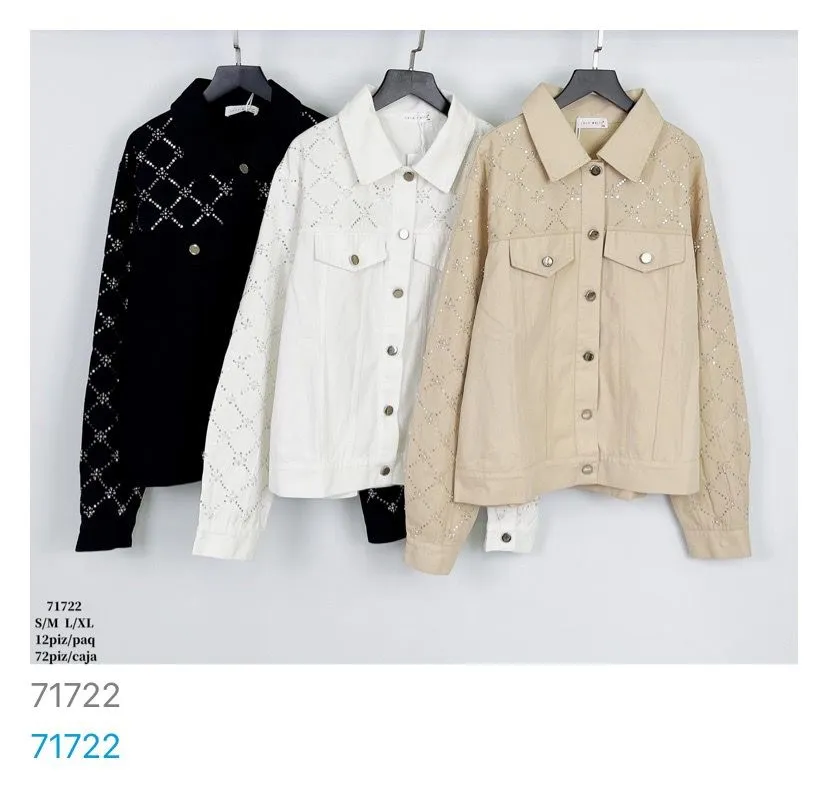 Chamarra Brillante Casual-71722-0-71722