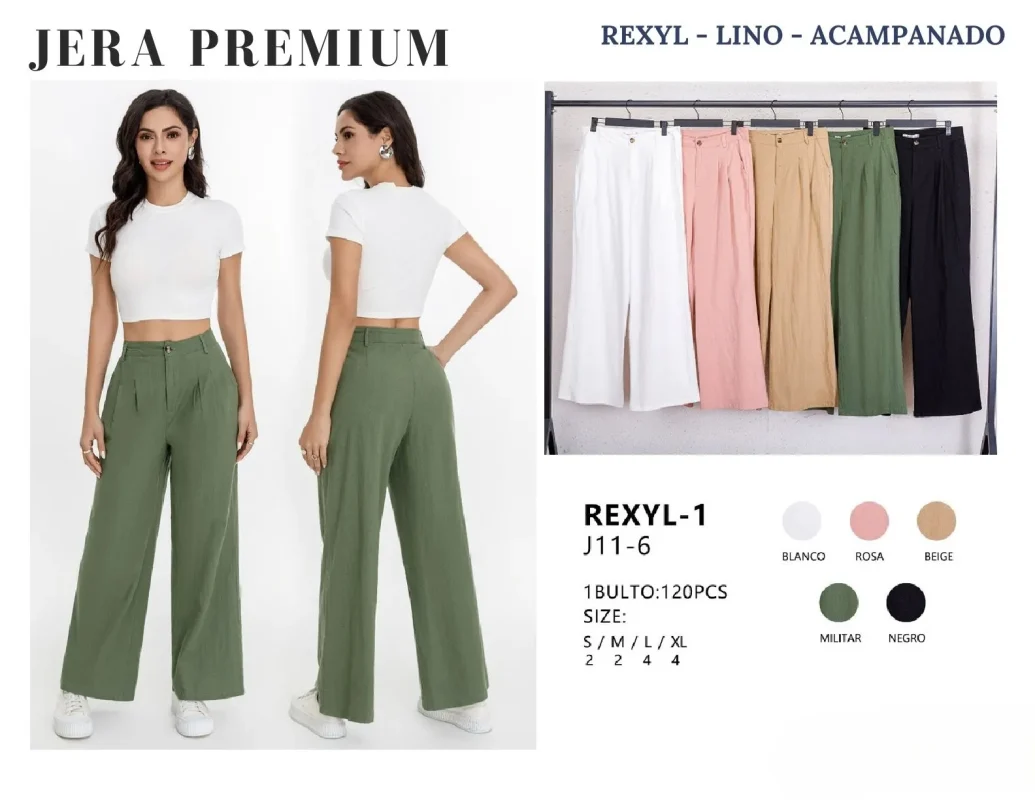 REXYL-1-BEIGE - Jeans Corte acampanado Jera Premium-6-REXYL-1-BEIGE