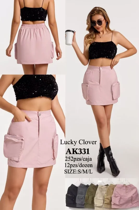 Falda Con Bolsillos-1-AK331