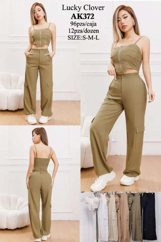 Conjunto Blusa y Pantalon-1-AK372