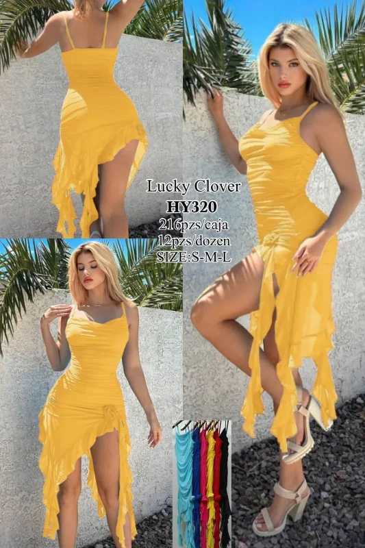 Vestido Largo Asimetrico-1-HY320