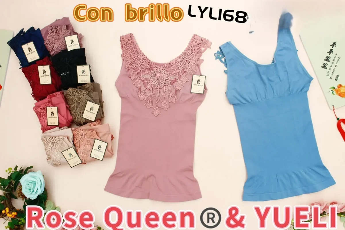 Blusa Tipo Faja Con Encaje-LYL168