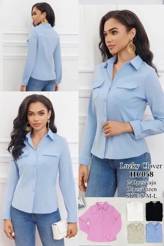 Blusa Manga Larga-HC058