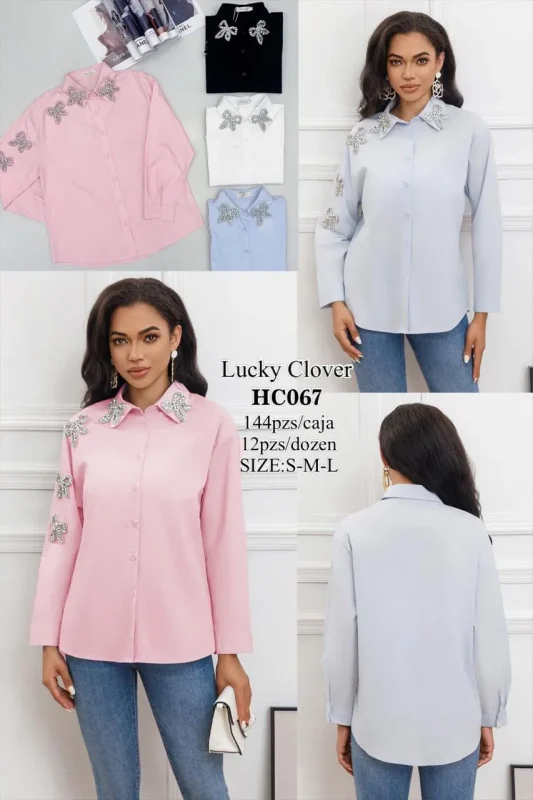 Blusa Con Apliques-HC067