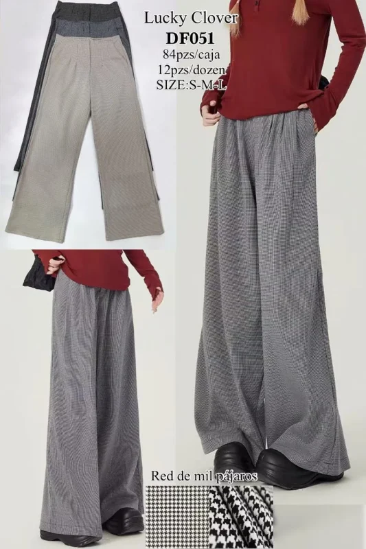 Pantalones Anchos Elegantes-DF051