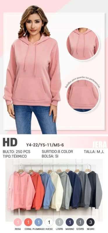 Sudadera Casual Termica-HD