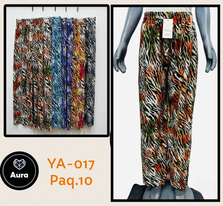 Pantalon Estampado Colorido-YA-017