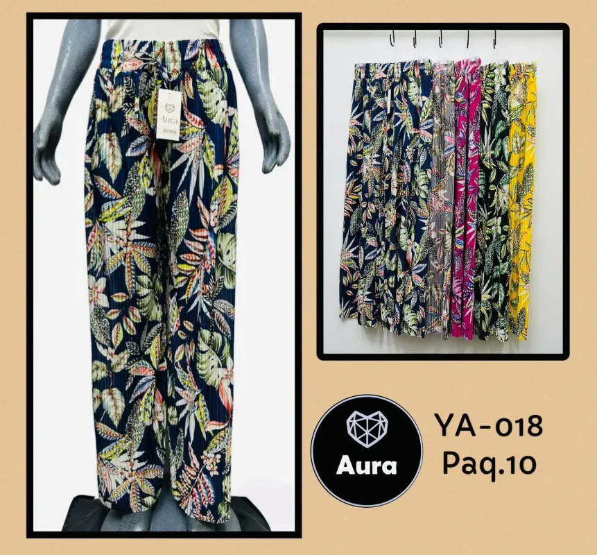 Pantalon Estampado Floral-0-YA-018
