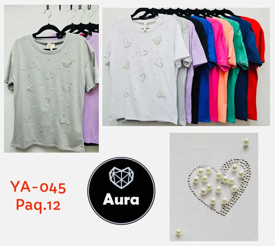 Blusa Con Perlas Y Corazones-1-YA-045