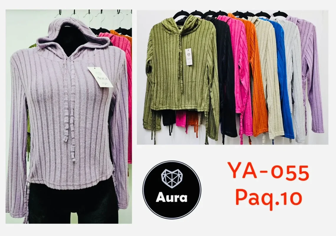 Blusa Manga Larga Con Capucha-0-YA-055