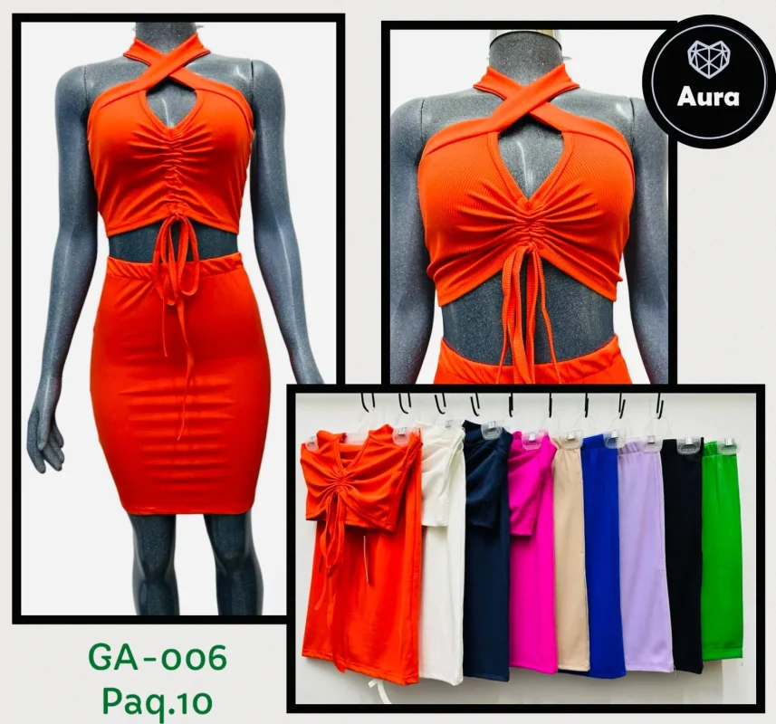Conjunto Top Falda-GA-006