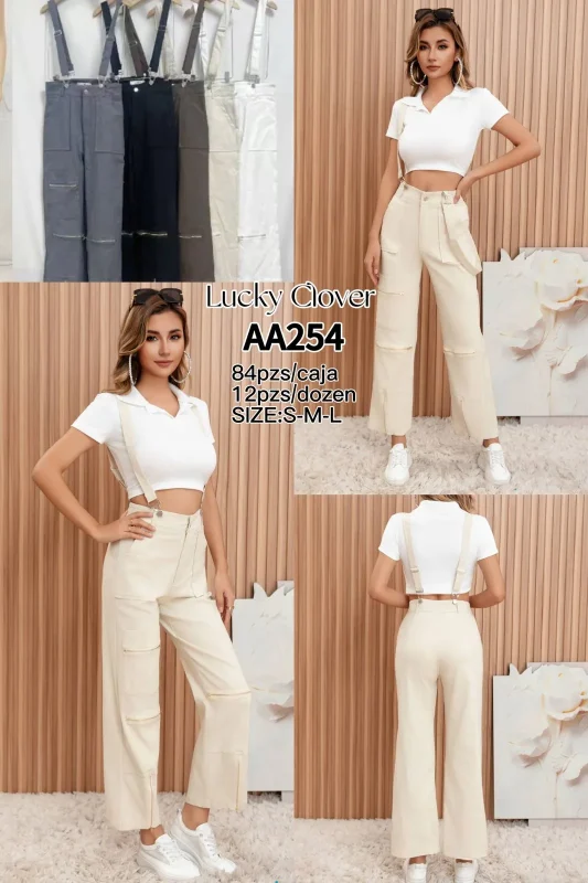 Pantalones Con Tirantes-AA254