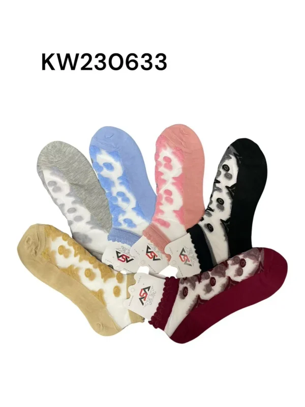 Calcetines tobillo con diseño-KW230633