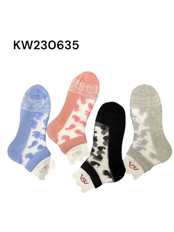 Calcetines tobillo con diseño-KW230635