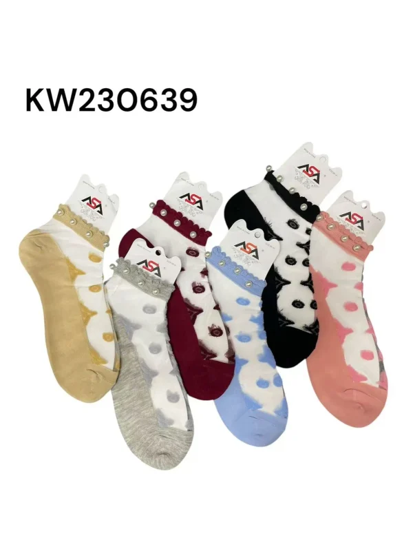 Calcetines tobillo con diseño-KW230639