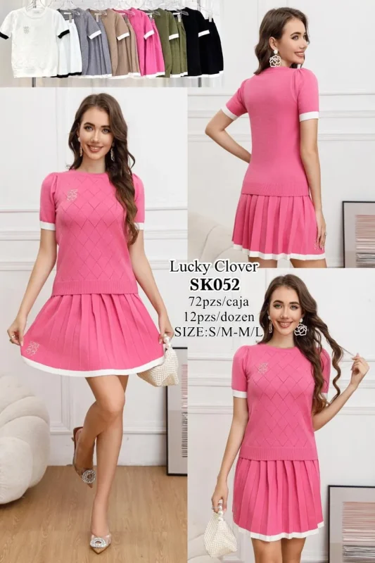 Conjunto Tejido Falda-SK052