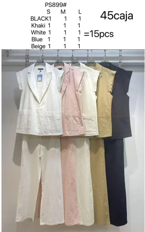 Conjunto Blusa con Cuello-0-PS899