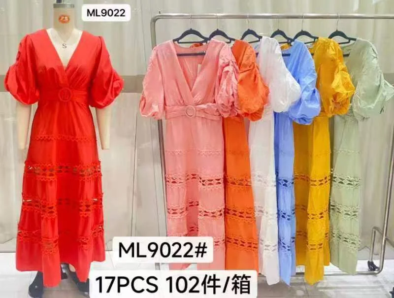 Vestido de verano con encaje-ML9022