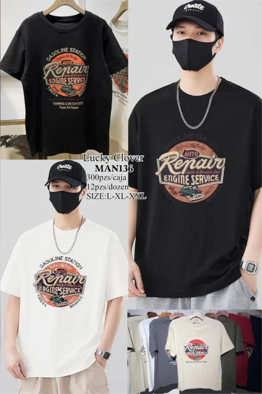 Playera Estampada de hombre-0-MAN136