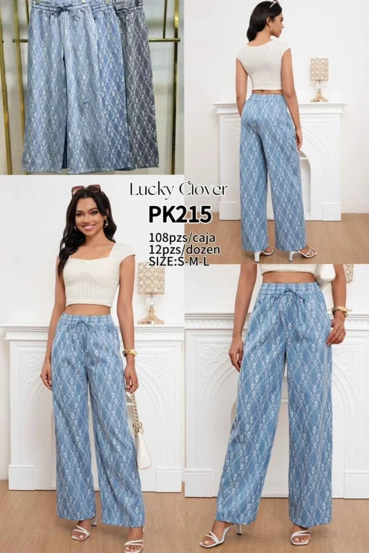 Pantalones de estampado-PK215