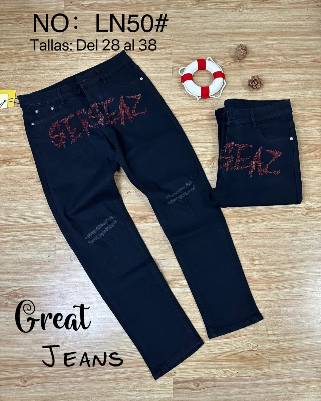 Jeans con texto-LN50