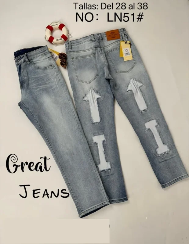 Jeans con parche-LN51