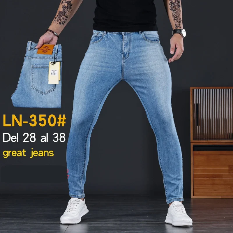 Jeans skinny hombre-LN-350