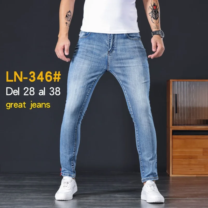 Jeans skinny hombre-LN-346