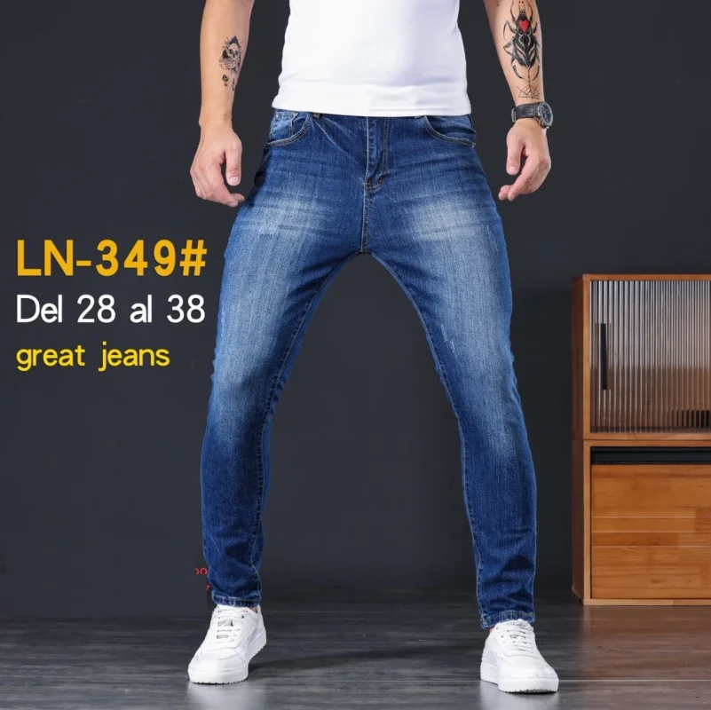 Jeans skinny hombre-LN-349