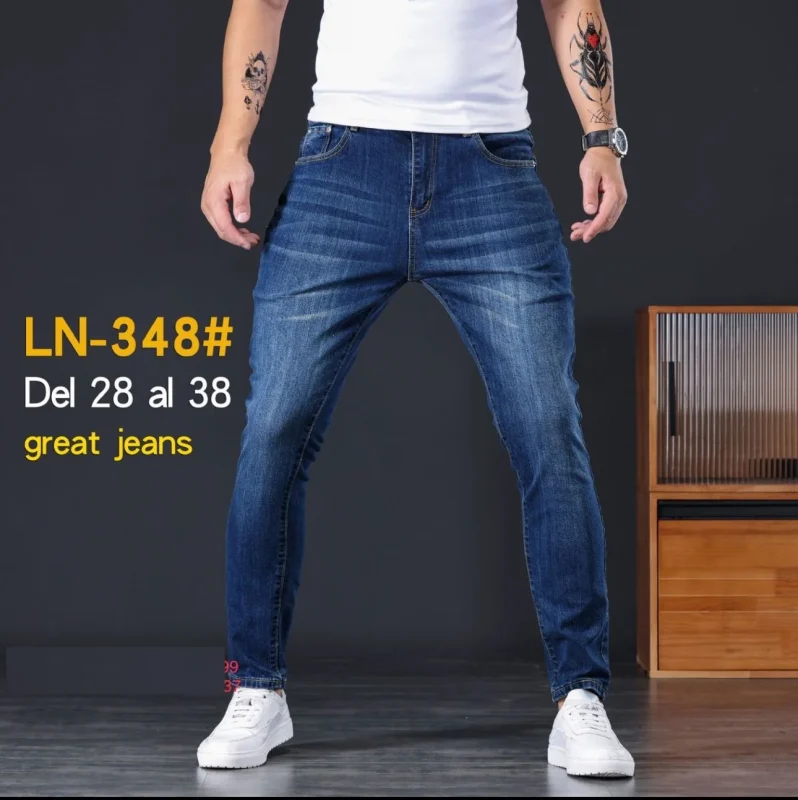 Jeans skinny hombre-LN-348