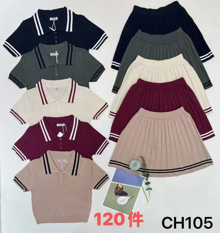 Conjunto blusa y falda-CH105