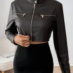 Chamarra corta para mujer-DS3109 - 2