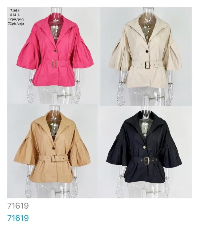 Chamarra Con Cinturon-71619-0-71619