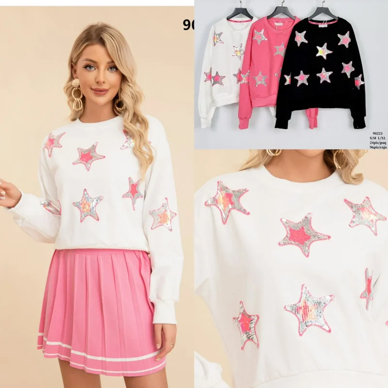 Sudadera Con Estrellas-90223-0-90223