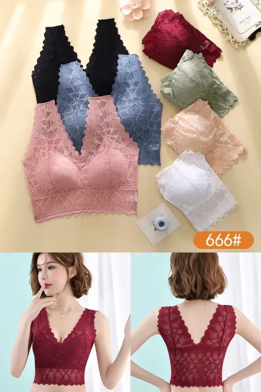 Blusa Encaje Sin Mangas-666