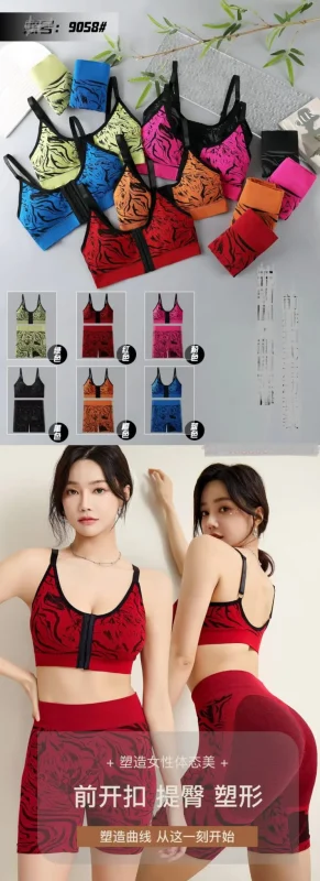 Conjunto deportivo licra top-9058