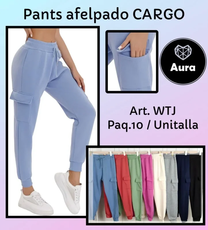 Pantalon afelpado Cargo-0-WTJ